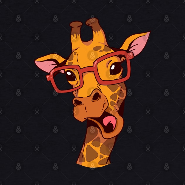 Giraffe Wildlife Nature Gift by Linco